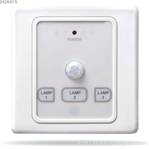 Auto off Wall Light Switch with 3 Separate Loads
